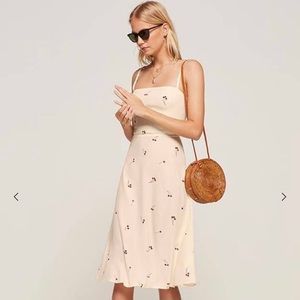 Reformation Afternoon Dress in Tart